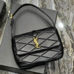 Saint Laurent Le 57 Shoulder Bag In Quilted Lambskin 698567 Black